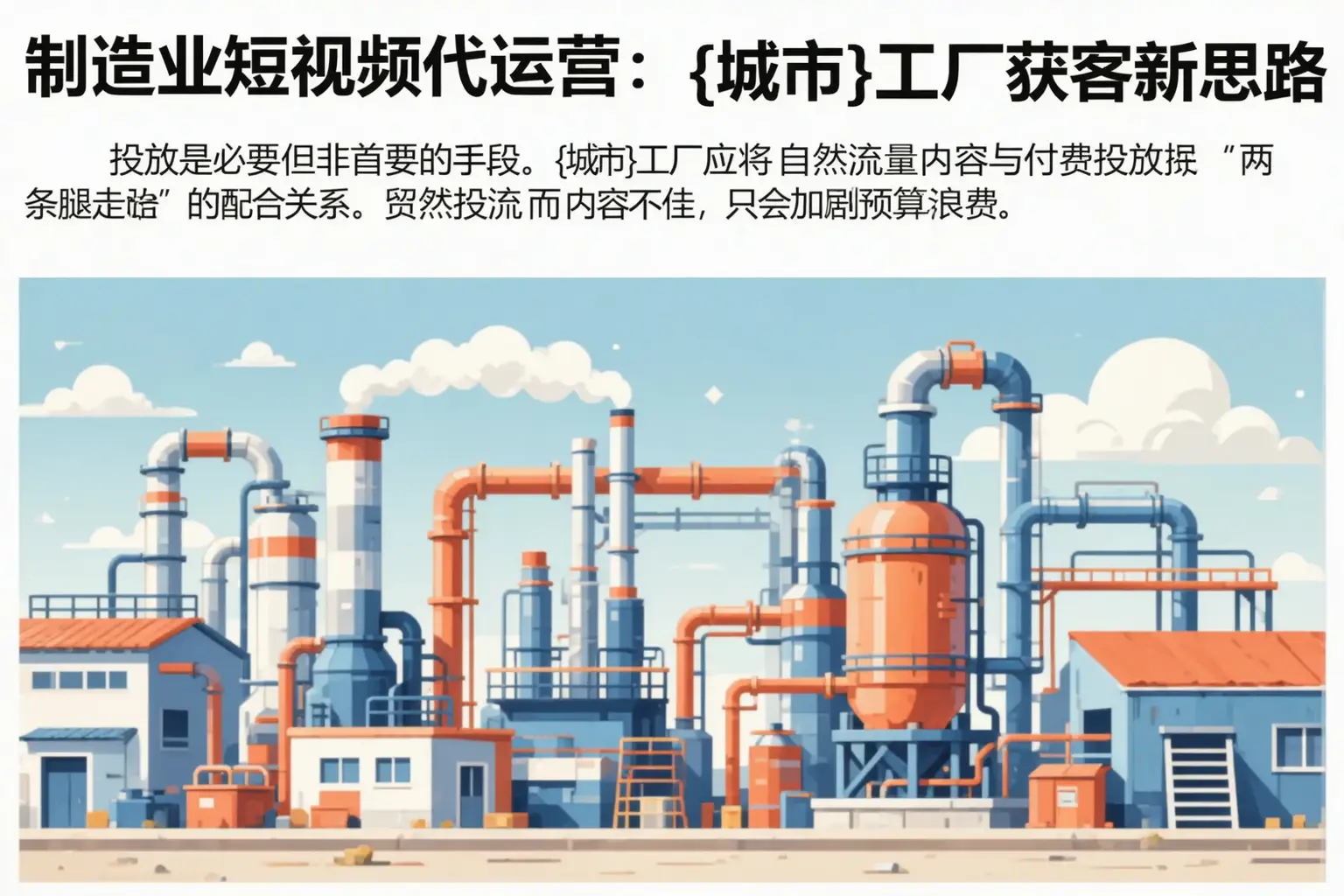 制造业短视频代运营:曲水工厂获客新思路